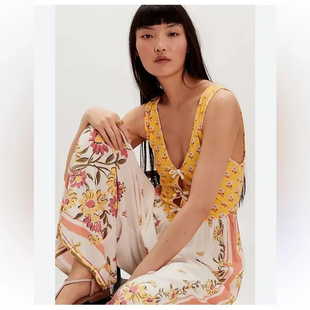 Free People Bali HoneydewโJumpsuit